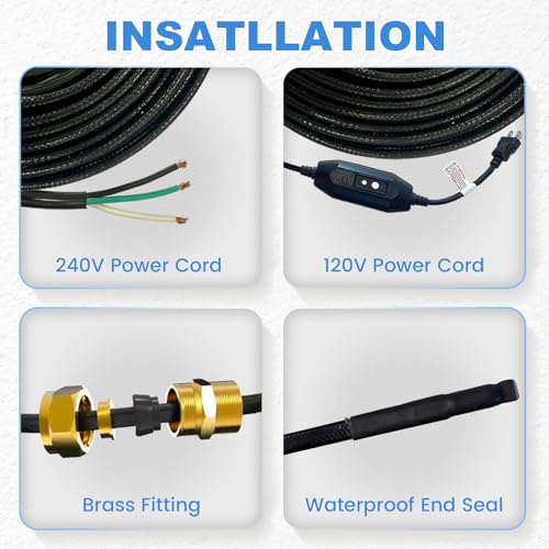 Maxkosko MKIP-01 In Pipe Heat Cable For Drinking Water Supply thumb #7