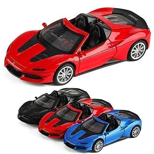 Image of 1:32 Scale Ferrati J50 Model Toy Car | Metal Pullback Diecast Car for Kids with Openable Doors, Sound, Light Effects Toy for Car Enthusiasts (Color As Per Available)