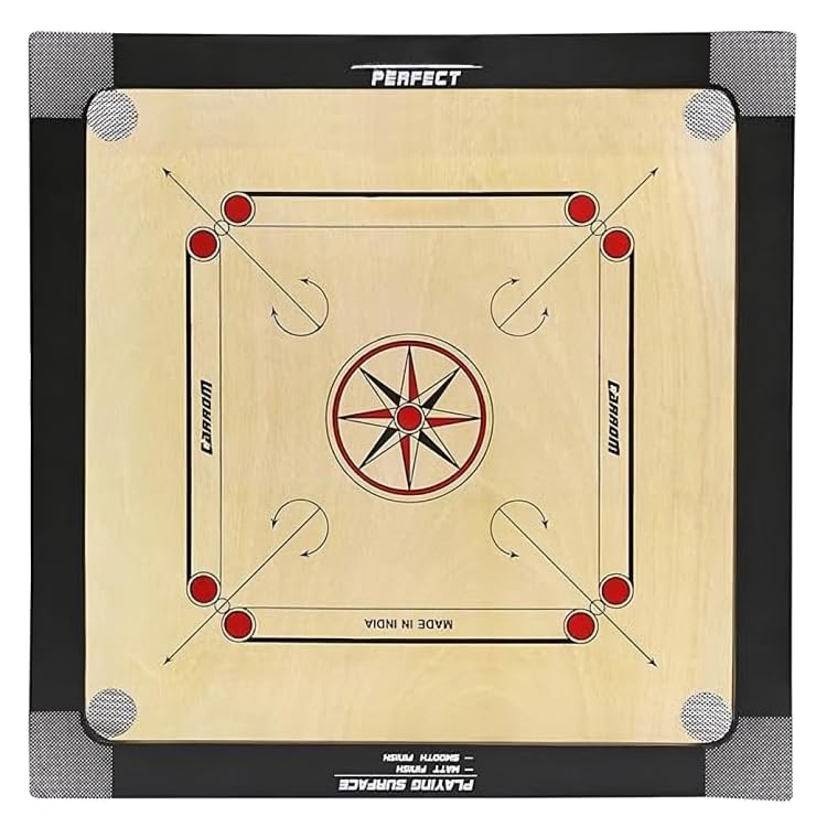 STEP OVER Perfect Full Size 33" Carrom Board 29" with Playing Area with 4 mm Thick Ply (1 Coin Set, 1 Striker & 1 Powder) (B0D5J2Y6SB) Amazon Price History, Amazon Price Tracker