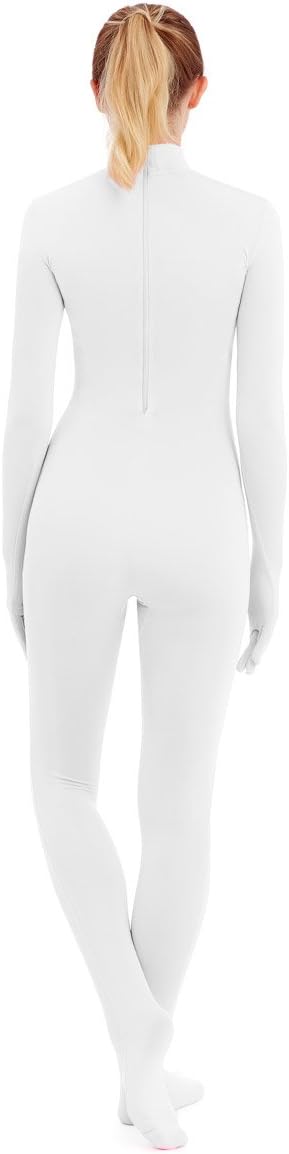 SUPRNOWA Full Body Unitard Turtleneck Spandex Footed/Footless Long Sleeve Unisex - Image 2