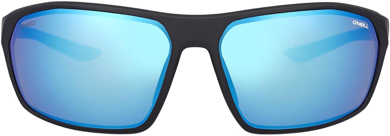 O'NEILL BREAKWATER 2.0 Men's Sports Performance High Wrap Polarized Sunglasses, UV400 Protection, 71 mm, Mirror Lens