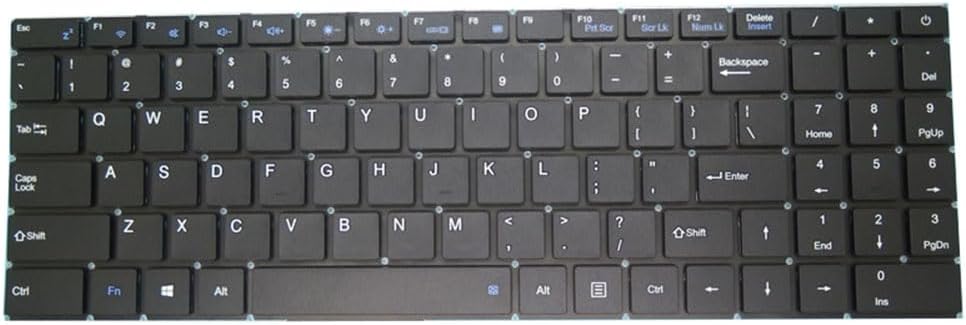 Replacement Laptop Keyboard for AceMagic & AOC Collaboration AX15 English US Black Without Backilt