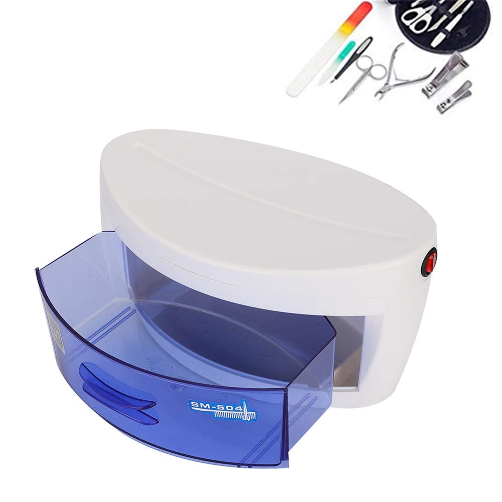 Sterilizzatore da UV e Ozono Sterilizzatore professionale da 9W Strumenti per manicure per la pulizia della disinfezione da salone Risparmio energetico efficiente Doppio antivirus(01)