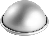 Vista 7 de Fat Daddio's - Molde para tarta hemisferio, 5 x 2.5 pulgadas, color plateado