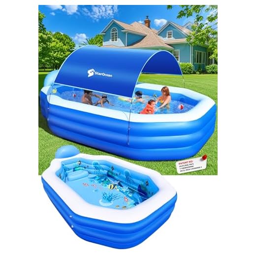 StarOcean Canopy Inflatable Family Pool