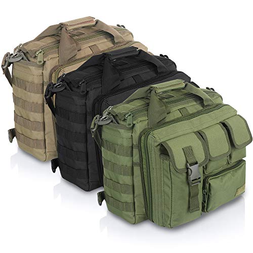 Sealantic Tactical Gun Range Bag,Pistol Shooting Duffle Bag,Padded Shooting Range Bag,Pistol Cases,for Firearm Accessories Storage Handguns and Ammo