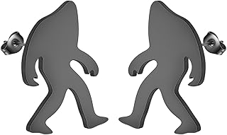 イヤリング スタッド イヤリング レディース ジュエリー ジュエリー スノーマン ビッグフット イヤリング ウェディング パーティー イヤリング レトロ ゴシック パンク シンプル