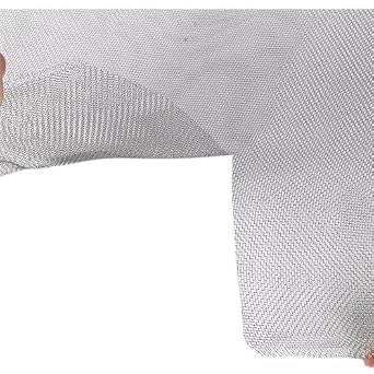 Plate Screen Mesh, 40 Mesh 304 Stainless Steel Mesh Screen, 450 Micron Woven Wire Sieve for Garden Gutter Cabinets20x40inch
