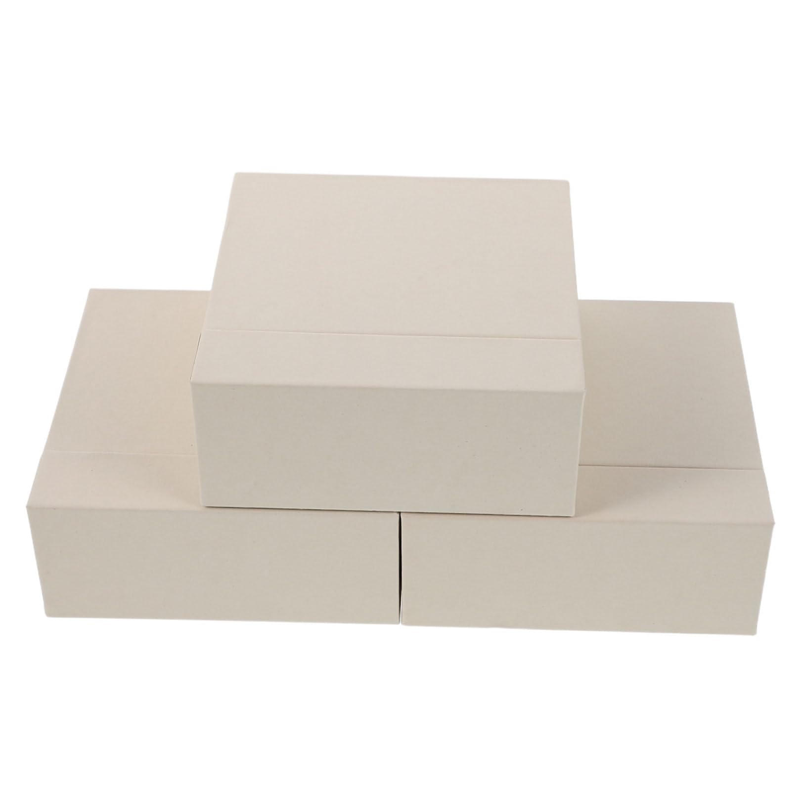 ABOOFAN 12 Pezzi scatola gioielli scatole archiviazione involucro orecchini scatole ad anello per gioielli organizzatore archiviazione ad anello Beige