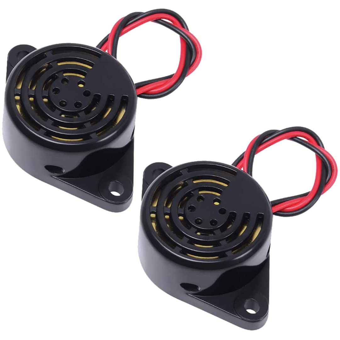 Xdyyjrasa As Shown Piezo Buzzer - Dc3-24V Active Electronic Buzzer, Beep Continuous Sounder With Lead Wire