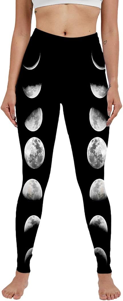 Women's High Waist Create You Own Navy Blue Comfy Yoga Leggings Print Pants Series Compression Leggings