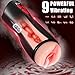 Male Sex Toys Vibrating Masturbator,Male Masturbator Automatic Pocket Pussy with LCD Display & Lifelike Vagina Powerful 9 Vibration & 5 Suction Modes, Mens Vibrator for Sex Blowjob Pleasure