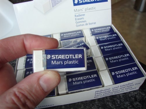 Staedtler Mars plastic 526 53 Gomma, 40 x 19 x 13