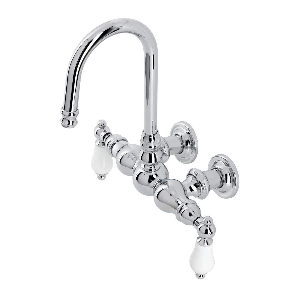 Mélangeur baignoire patte d'oie Kingston Brass CA6T1 pour une salle de bain rétro relaxante