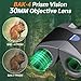 15x30 Compact Binoculars for Adults and Kids - Occer Large View High Powered Binoculars for Bird Watching Concerts - Lightweight Easy Focus Binocular with Low Light Vision Gifts for Men - Black