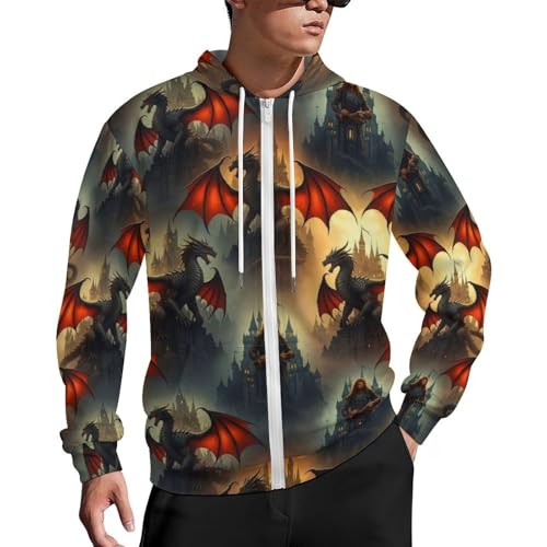 Hoodie para hombre con capucha y manga larga