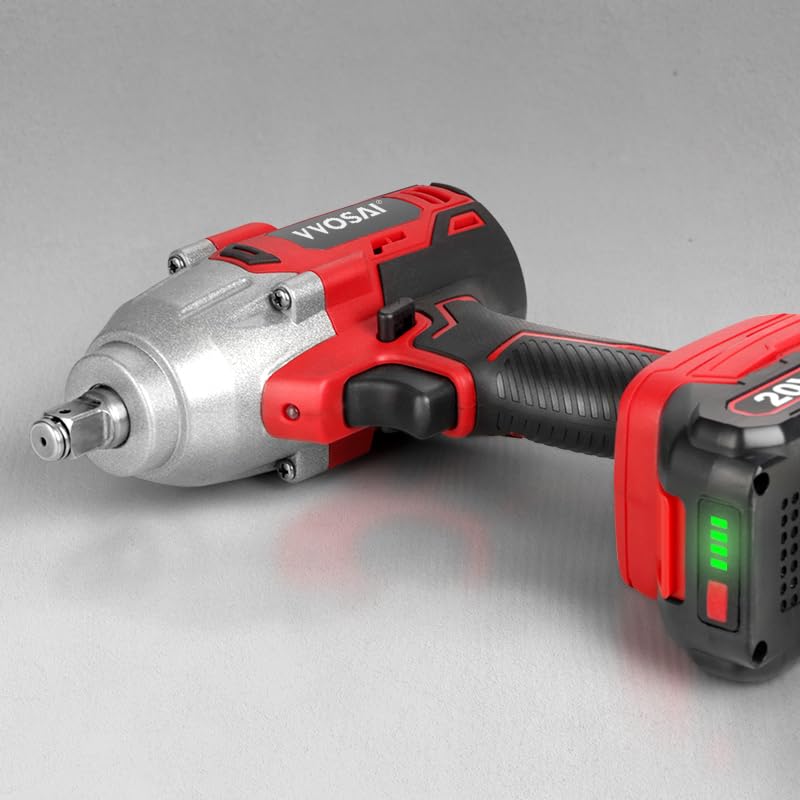 WOSAI Chave de Impacto de Torque 600N.m com Bateria Intercambiável