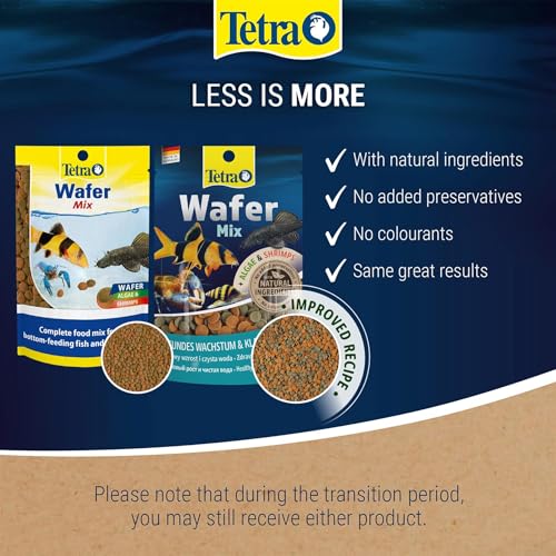 Tetra Fish Food Variety Wafers, Complete Fish Food for All Bottom-Feeding Fish and Crustaceans, 68 g - Image 4
