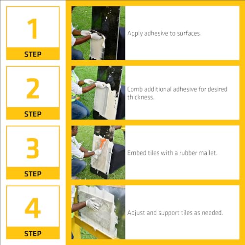 Image of SIKA - Tile adhesive - SikaCeram 155 Wet Room - Tile adhesive for vitrified and ceramic tiles for floor and wall - Indoor and outdoor use - Self curing - Grey - 20kg