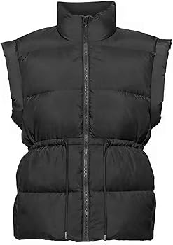 NSICBMNO Puffer Gilet For Women Uk Winter Warmer Oversized Puffer NSICBMNO Puffer Gilet For Women Uk Winter Warmer Oversized Puffer