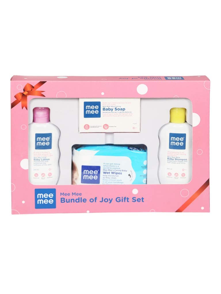 Mee Mee Baby Bundle of Joy Gift Set (Gift Pack of 4)