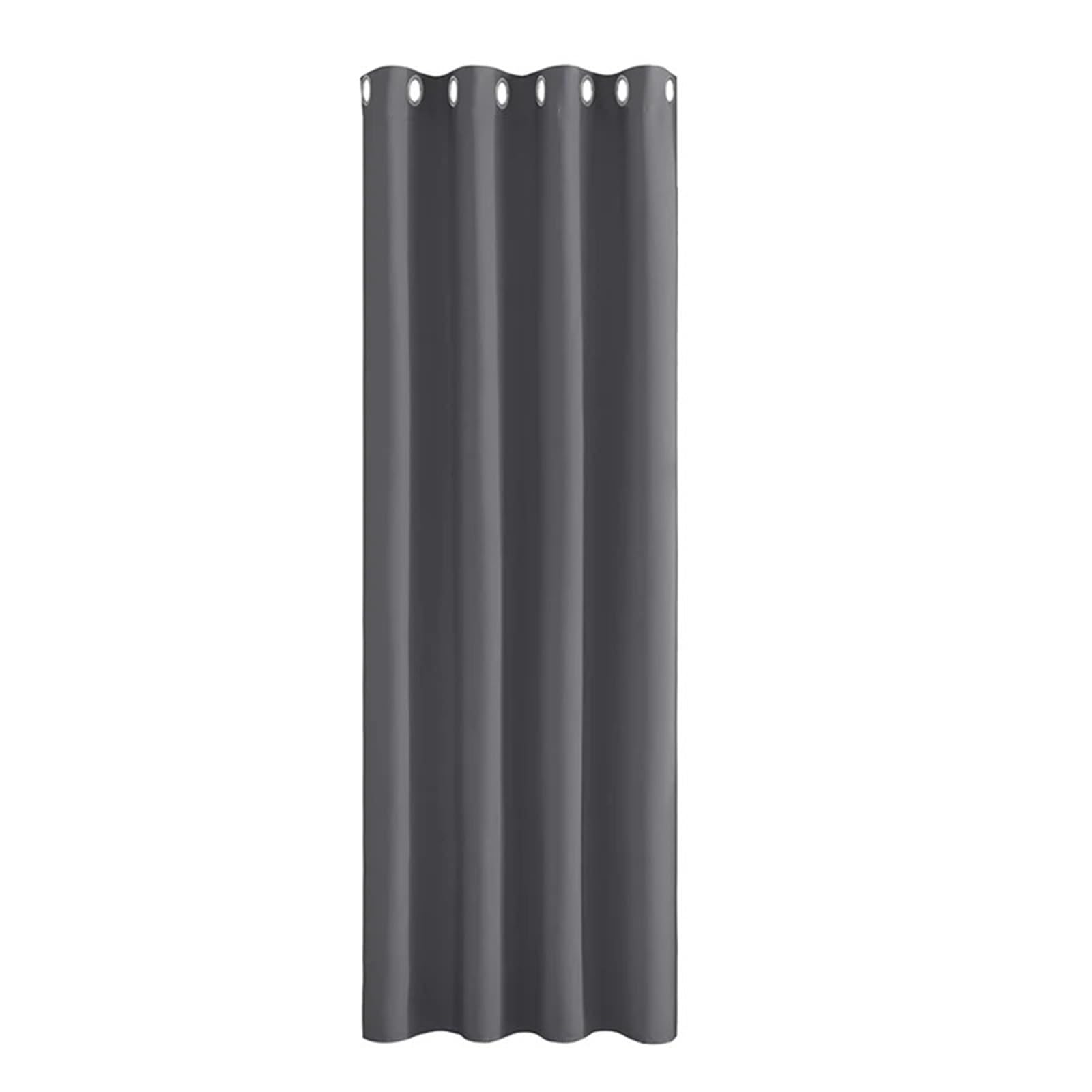 EnxJire Blackout Curtains Blackout Curtains Grommet Top Light Blocking Noise Reducing Window Draps for Bedroom Office Kitchen(Gray 1Panel,132X160cm)