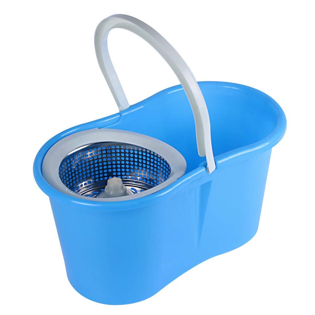 Sistema de fregado Manos Libres de Acero Inoxidable Giratorio de 360° con Cubo pequeño de 8 litros Vision