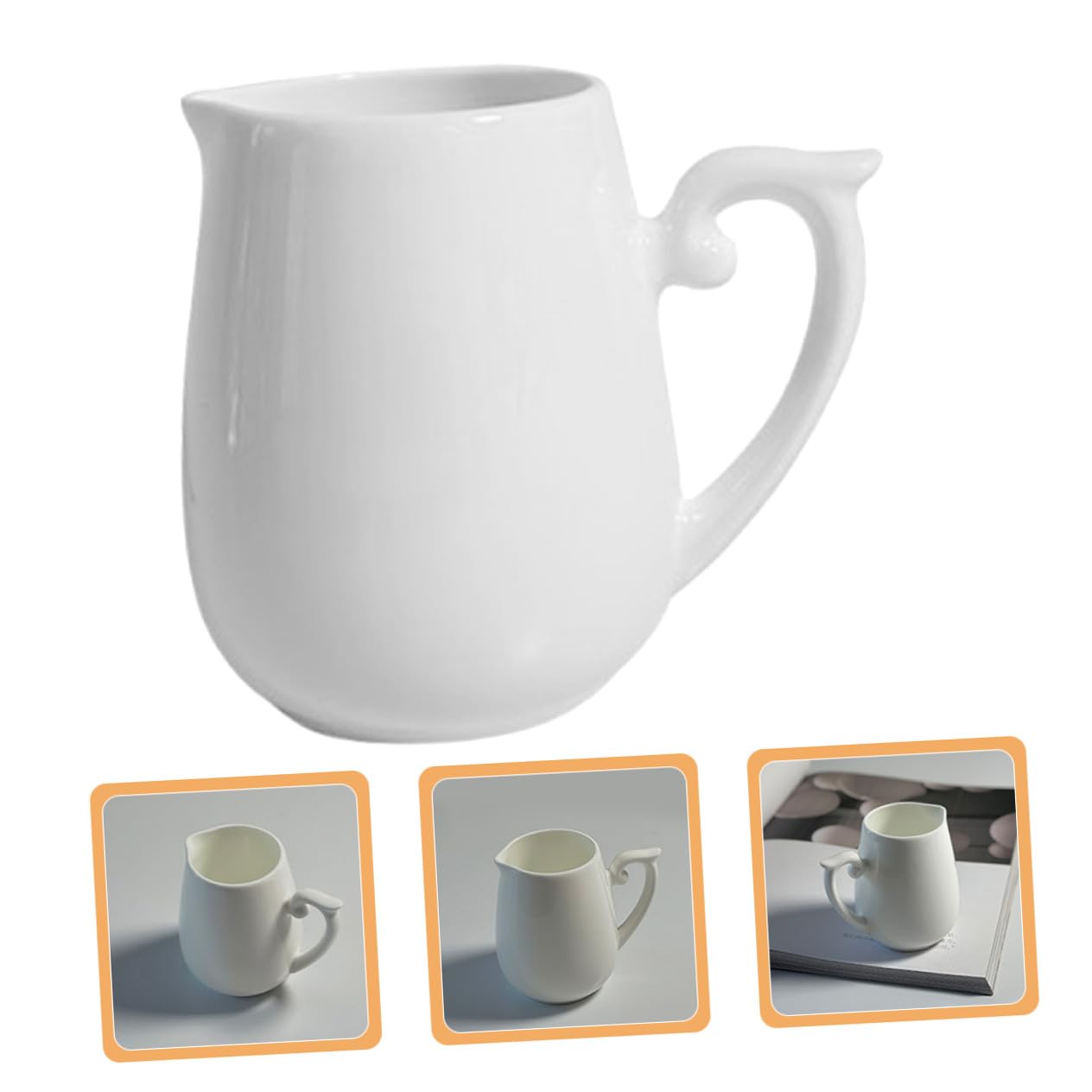 PRETYZOOM Lot De 5 Tasses À Café Lait Pichet En Céramique Multi-usages
