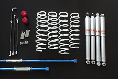 在庫処分【タニグチ】JB23ジムニー用・ソルブLOB2インチアップキット スタンダードセット(ラテラルロッド・黒/スーパーロングショック)