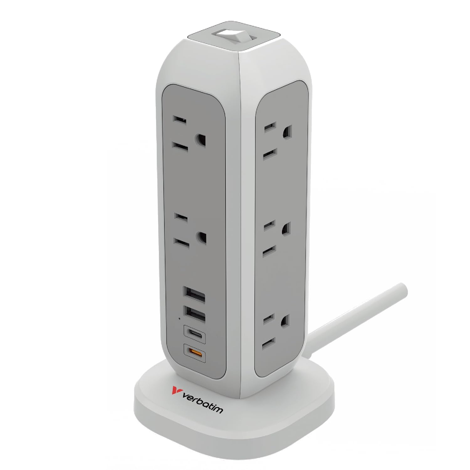 じょーじ Amazon.co.jp: 電源タップ タワー型 Verbatim 11個口 4USBポート（USB