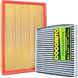 COCOAUTO Cabin Engine Air Filter kit for RAM 1500...