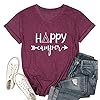 Camping-Tee-Shirts-Women-Happy-Camper-Cute-Letter-Print-T-Shirt-Summer-Funny-Short-Sleeve-Tee-Tops Camping Tee Shirts Women Happy Camper Cute Letter Print T-Shirt Summer Funny Short Sleeve Tee Tops Red