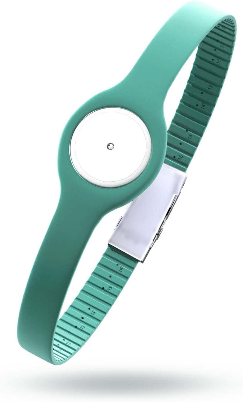 Divoti Badge Sensor Cover Armband Compatible for Freestyle CGM 14-Day or 2, Adjustable Trim to Fit, Securely Protect and Quickly Put-on/Take-Off—No More Extra Irritating Adhesive Patches—Teal Green