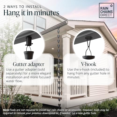 Rain Chains Direct RCD59800 Contempo Rain Chain thumb #4
