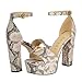 GUESS Women's Seton Heeled Sandal, Taupe Multi 240, 8.5