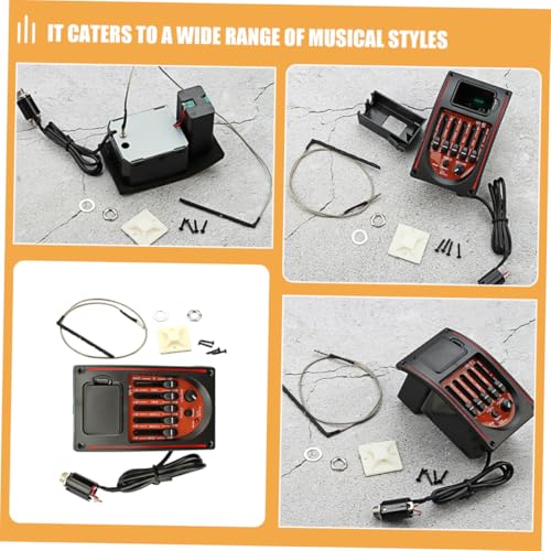VANZACK Ecualizador para Guitarra, Accesorio de Control de Tono y Frecuencia, Dispositivo EQ Duradero y Fácil de Usar para Rendimiento Sonoro Versátil en Presentaciones en Vivo miniatura 3
