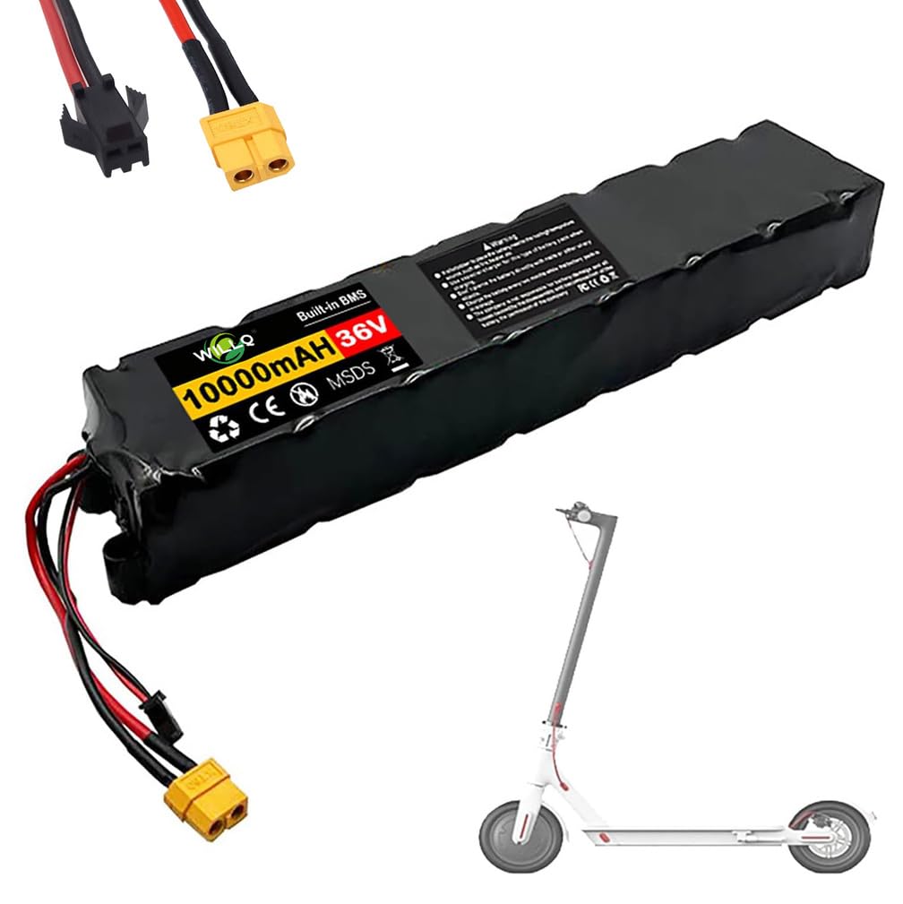 Batteria al litio da 36 Volt 36V 10Ah/10000mAh per monopattino elettrico
