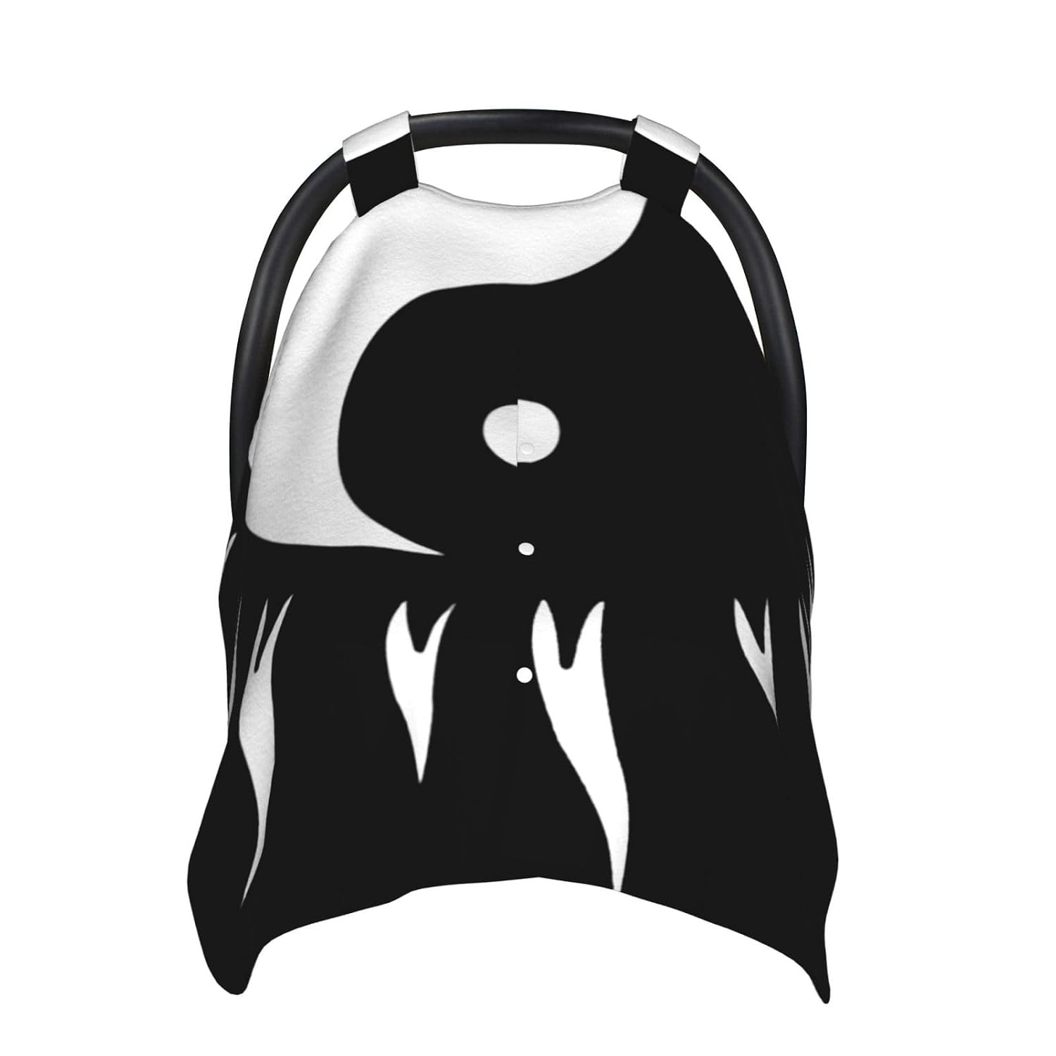 The Sun Yin Yang Baby Car Seat Cover & Breastfeeding Nursing Cover - Breathable Stretch Fabric Multi-Use Nursing Cover for Breastfeeding