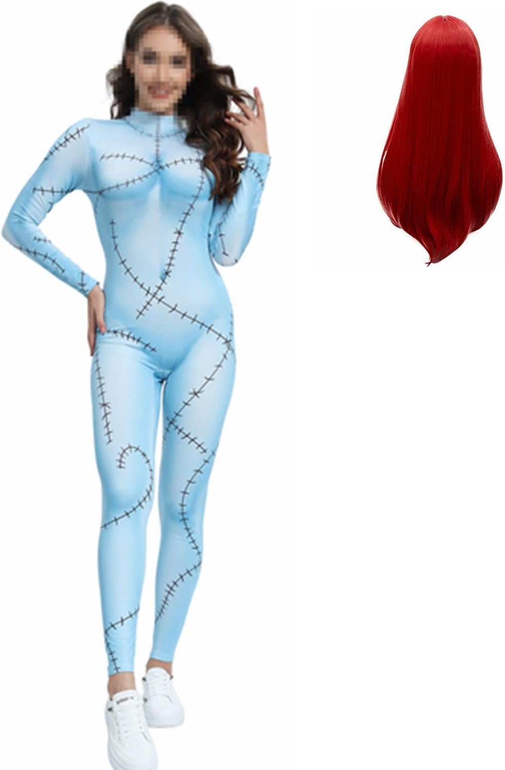 Bodysuit Costume Women Grils Christmas Halloween Cosplay Costume