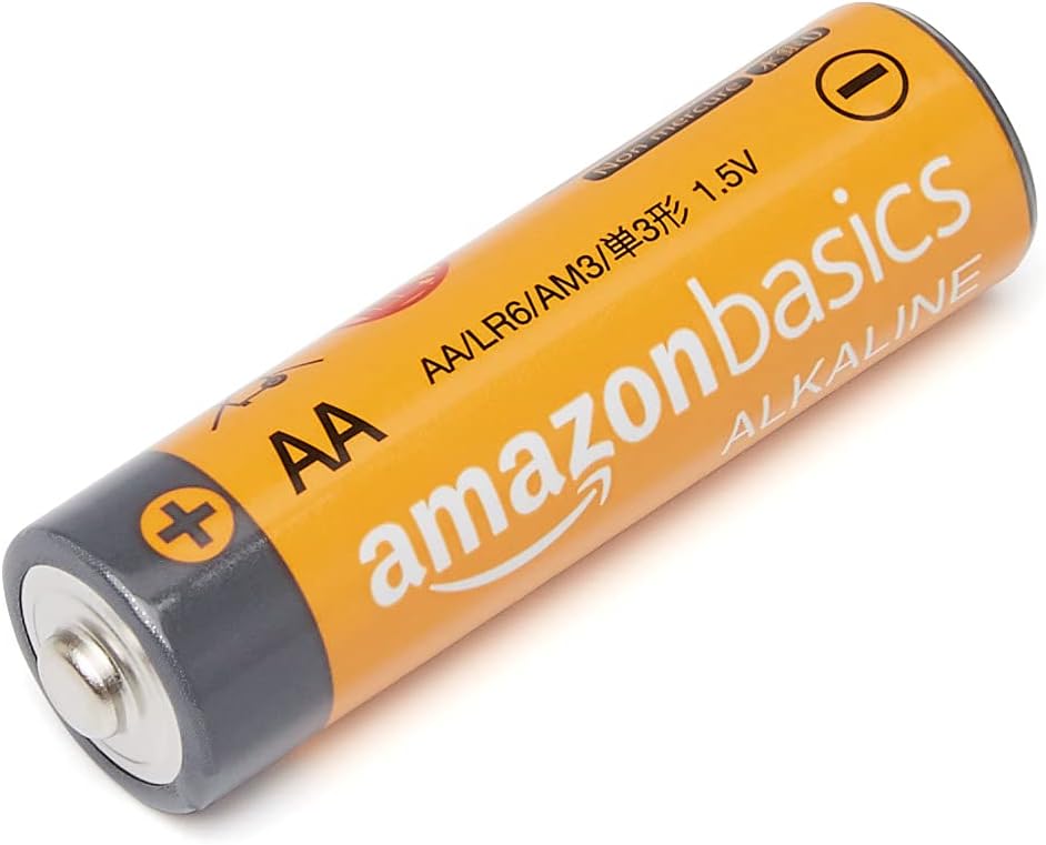  Basics 24 Count AA & AAA High-Performance Batteries Value Pack - 12 Double AA Batteries and 12 Triple AAA Batteries : Health & Household