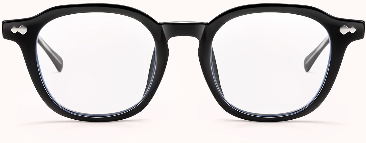 Dollger Blue light Glasses for Women Men Non-prescription Square Frame Computer Screen Blue light Blocking Eyeglasses - Image 8