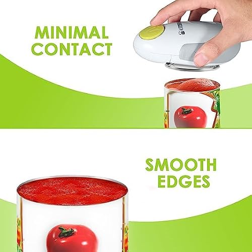 Electric Can Opener, No Sharp Edge Automatic Can Opener, Mini Can Opener With Reverse Button Fits Most Size Cans，Kitchen Gadgets & Best Gifts For Chef，Arthritis And Senior #TOP2