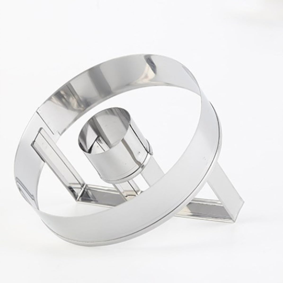 2pcs Stainless Steel Cookie Mold for Household Baking and Mousse