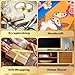 Phinus 4 Rolls Gold Tape, Gold Washi Tape for Journaling, 132FT Gold Foil Tape for Wall Decor Scrapbook DIY Crafts Gift Wrapping Planners (0.59in x 33FT)