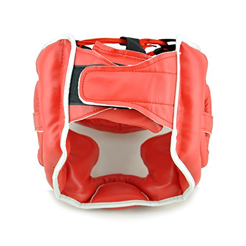 Maxxmma Full Coverage Headgear (Red) Boxing Mma Training Kickboxing Sparring Karate Taekwondo #TOP2