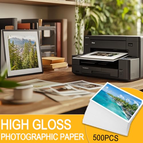 Glossy Photo Paper 4x6 inch, 500 Sheets 4R Picture Printer Paper Waterproof Professional Photographic Paper for Inkjet Printing Printer by LeKaufen - Image 6