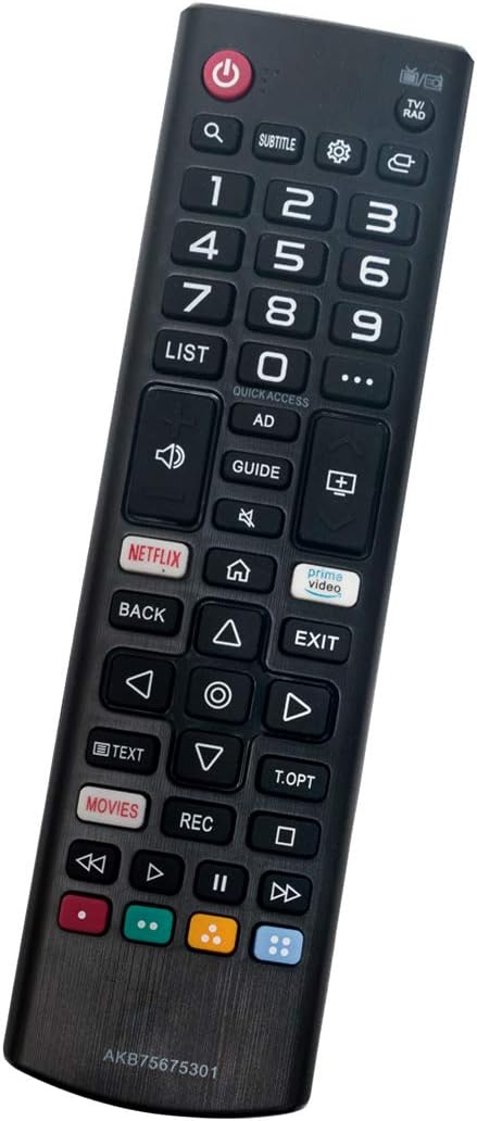 ALLIMITYAKB75675301 Remote Control Replacement for LG TV 43UM71007LB 43UM7390PLC 49UM7400PLB 55UM71007LB 55UM7400PLB 70UM7100PLA 75UM7110PLB 32LM6300PLA 43UM7400PLB 49UM71007LB