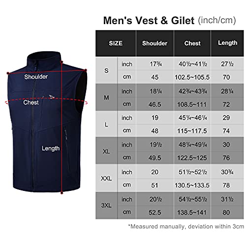 Rodeel Men's Lightweight Golf Vest Windproof Sleeveless Cycling Jacket For Hiking Running #TOP5