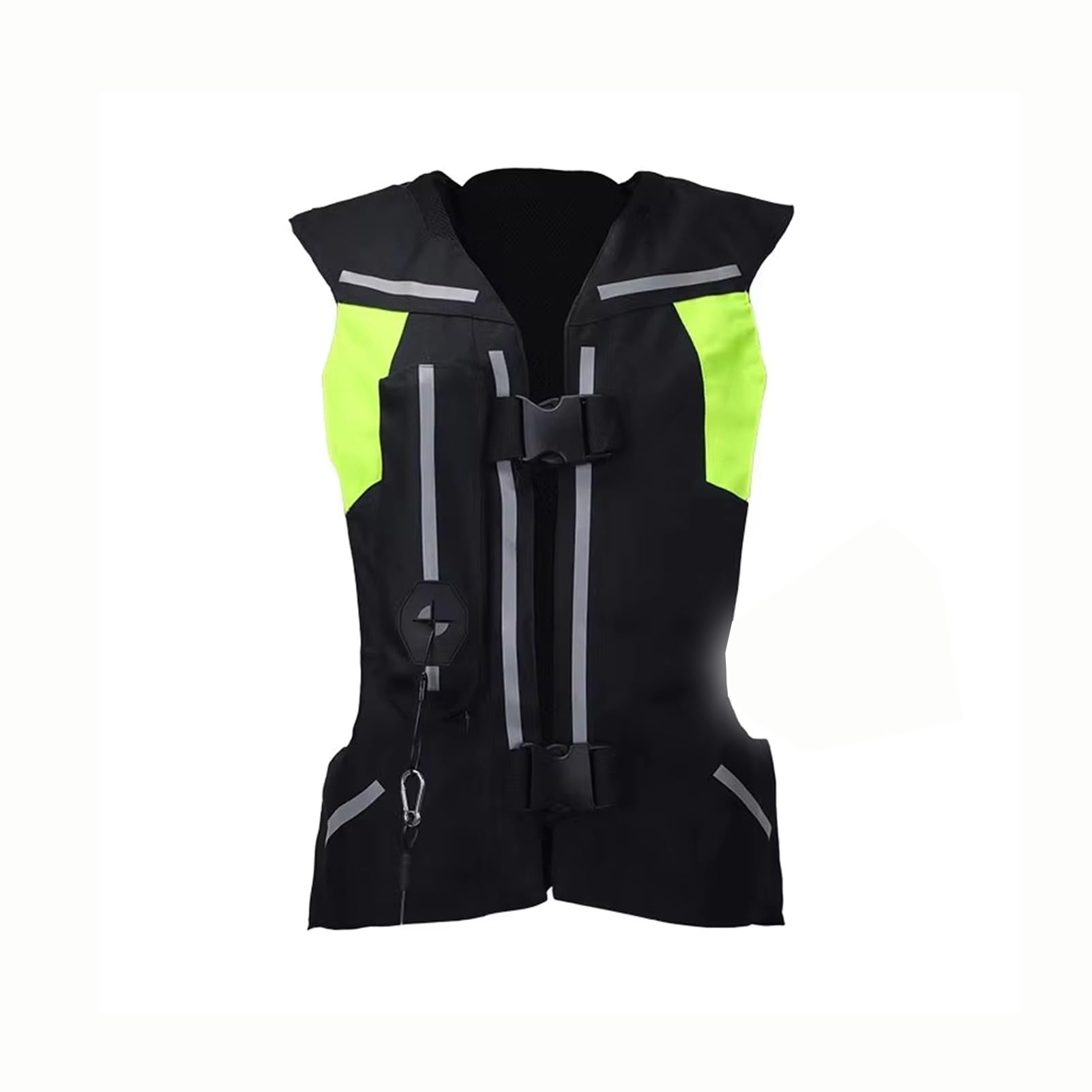 Light Weight Motorcycle Airbag Vest Horse Riding Airbag Vest Suitable For Adult Men, Women, Youth(Preto,XX-Large)