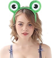 Vista 20 de HODRME - Diadema de orejas y cuernos de animales de felpa, para Halloween, Navidad, festival, fiesta temática de animales, cosplay, o disfraz